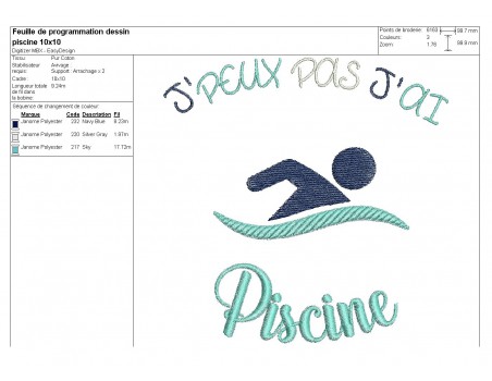 Embroidery design text I can not