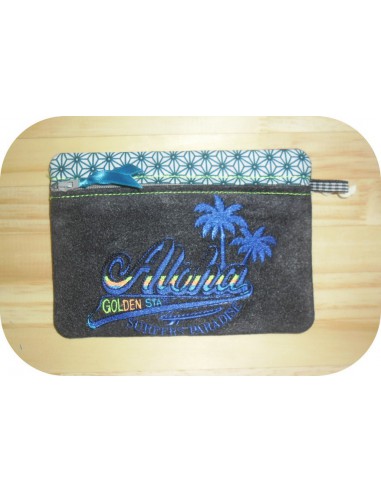 Motif de broderie machine ITH trousse Aloha