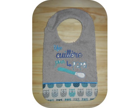 machine embroidery design  Bib ITH hero cape