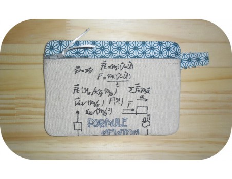 Motif de broderie machine ITH trousse formule Newton