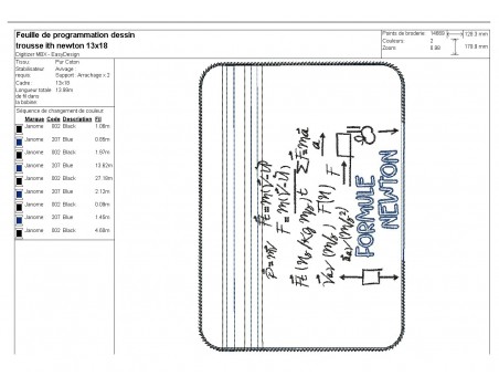 Instant download machine embroidery kit Einstein ith