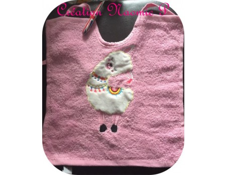 Instant download machine embroidery lama