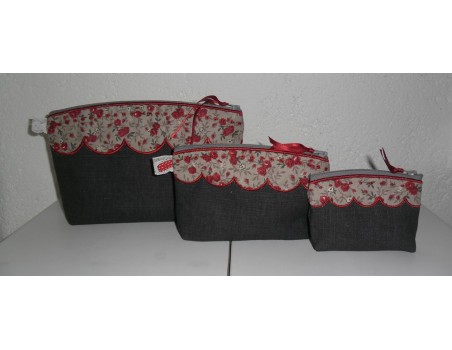 Motif de broderie machine trousse festonnée ITH