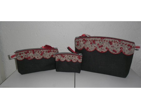 Motif de broderie machine trousse festonnée ITH