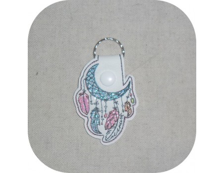 machine embroidery design lama mylar keychains ith