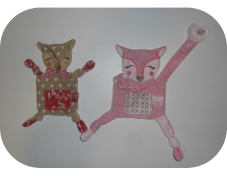 Motif de broderie machine doudou biche ITH