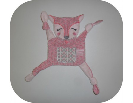 Motif de broderie machine doudou biche ITH