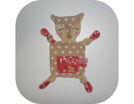 Motif de broderie machine doudou biche ITH