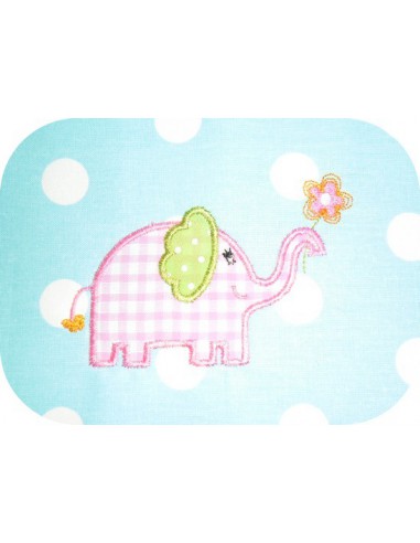 Motif de broderie Eléphant