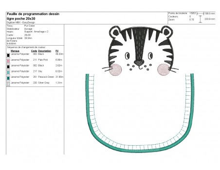 machine embroidery design panda