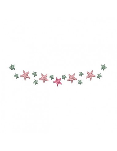 Instant download machine embroidery  magic wand stars