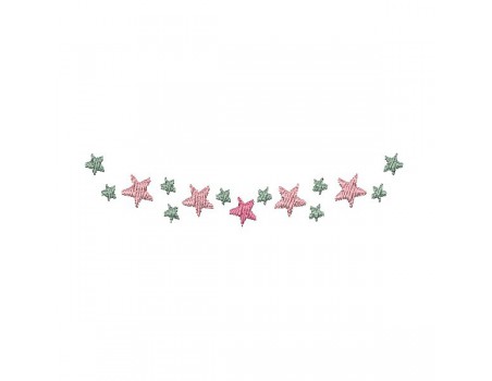 Instant download machine embroidery  magic wand stars