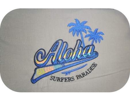 Instant download machine embroidery pineapple  flamingo aloha