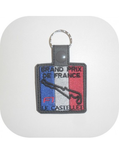 Porte-clé personnalisable F1 -  France