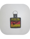 Motif de broderie machine porte clé circuit Allemagne ITH