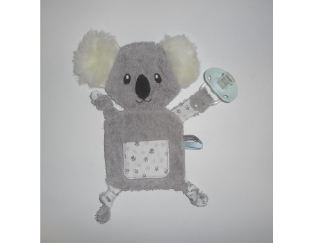 Motif de broderie machine doudou koala  ITH