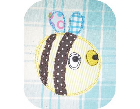 Motif de broderie abeille 