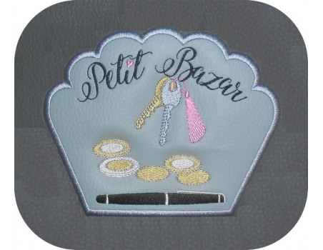 Instant download machine embroidery design jewelry