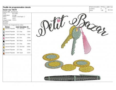 Instant download machine embroidery design jewelry