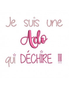 Embroidery design friend