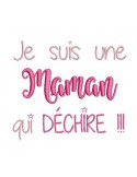 Instant downloads machine embroidery design mom
