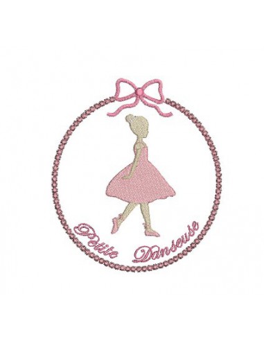 Motif de broderie petite danseuse