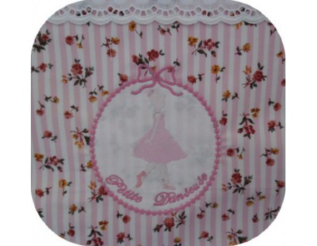 Motif de broderie petite danseuse