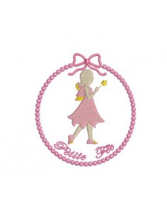 Motif de broderie petite fée