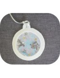 Instant download machine embroidery design Christmas ball flake ith