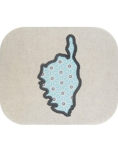 Motif de broderie machine Corse