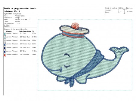 Instant download machine embroidery octopus pirate