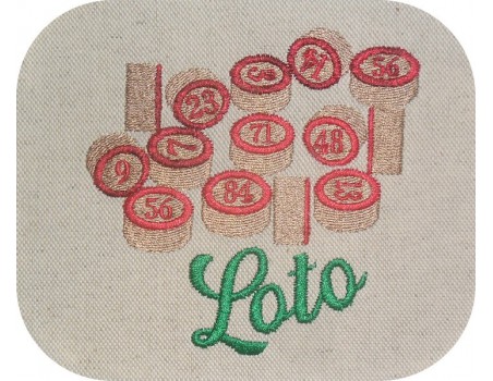 Instant download machine embroidery design lotto