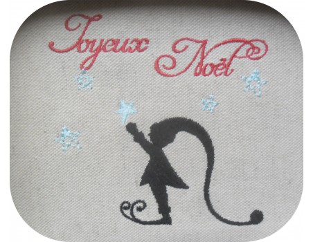 Motif de broderie machine lutin de noël