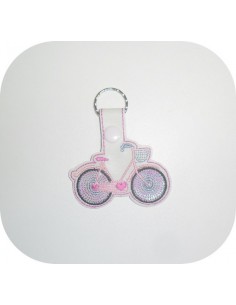 Instant download machine embroidery design car mylar keychains ith