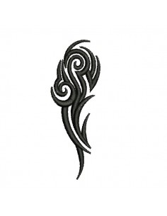 Motif de broderie machine tatouage tribal