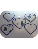 Instant download machine embroidery design ith hearts  cleansing discs