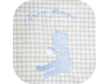 Motif de broderie bébé