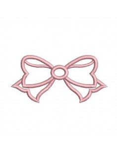 Motif de broderie machine noeud appliqué