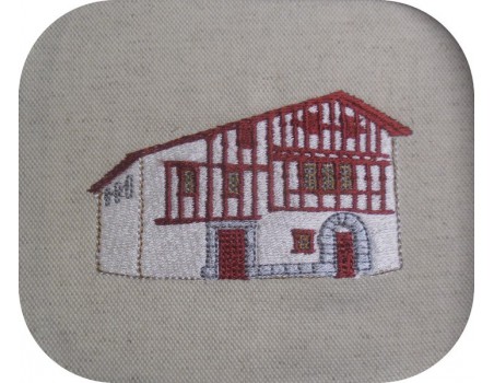 Instant download machine embroidery Basque pelota