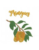instant download machine embroidery design mango