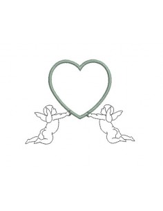 oeuf de pâques appliqué 10x10 cm