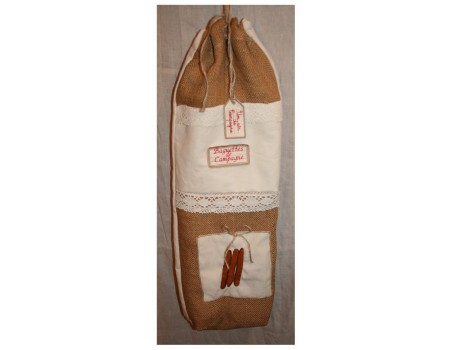 Motif de broderie baguettes