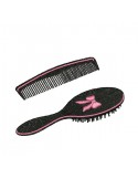 Motif de broderie machine Ensemble brosse et peigne