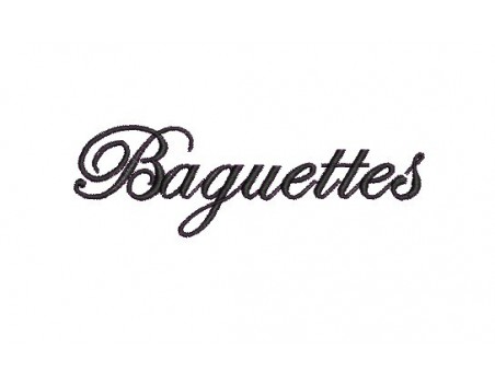 Motif de broderie baguettes