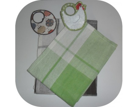 Instant download machine embroidery hanging cloth olive oil