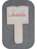 Instant dowload Embroidery design ITH bookmark book customizable