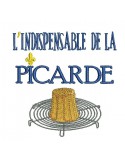 Motif de broderie machine l\'indispensable de la Picarde