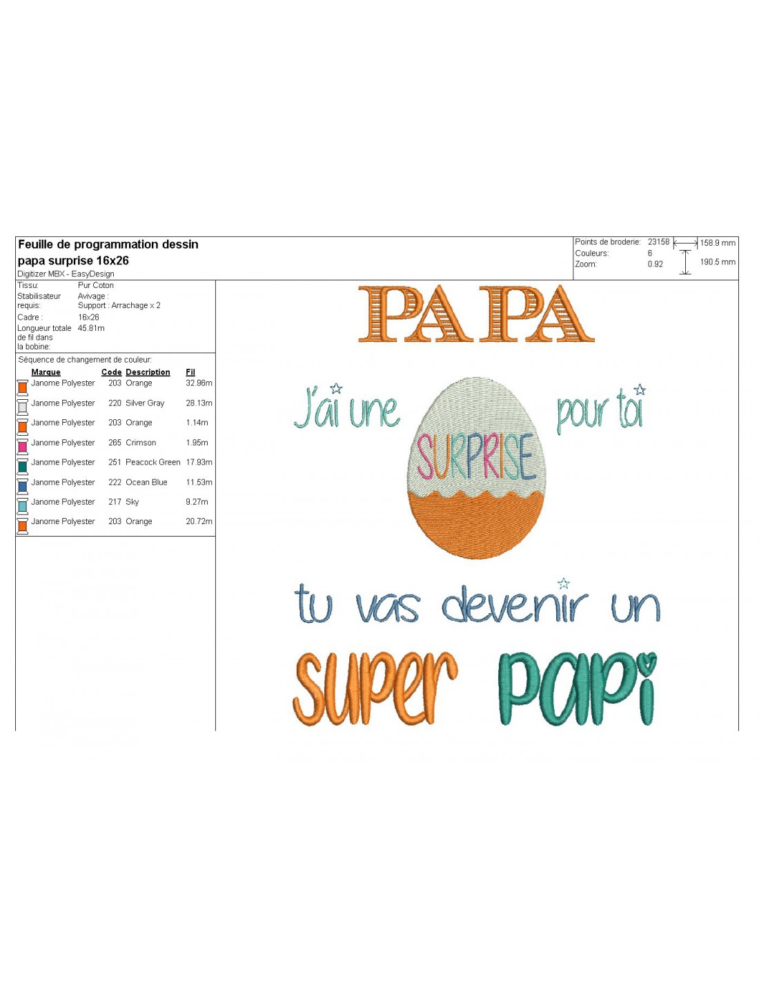 Carte postale à message super papi