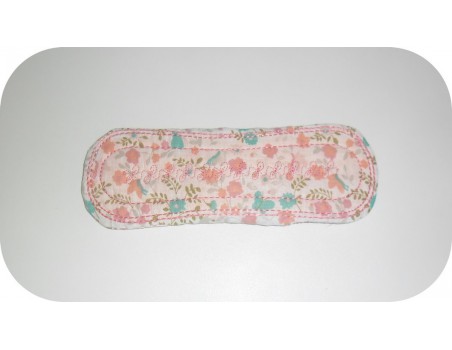 Instant download machine embroidery design ith washable sanitary napkin
