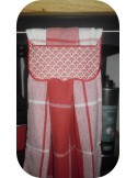 Instant download machine embroidery design  volute Towel Topper